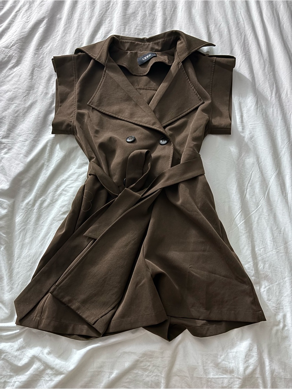 Brown Cider Romper